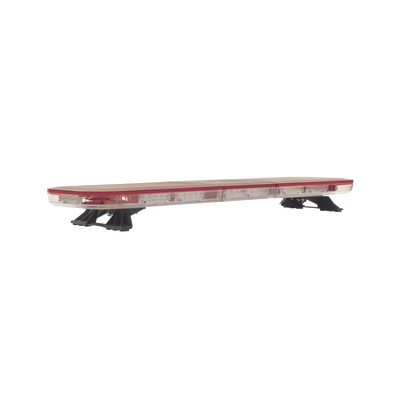 Barra de luces LED de 47", 124 LED, con control de tráfico en color ámbar, dual color rojo/claro, ideal para equipar ambulancias y unidades de bomberos