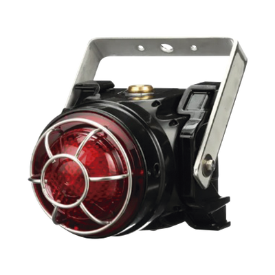 Luz LED de la serie global, para ubicaciónes peligrosas, UL y cUL CID2, 120-240 Vca, montaje en U Ex d, rojo