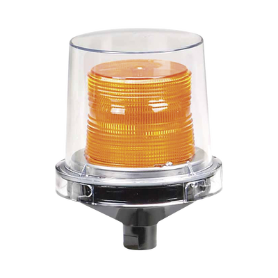 Luz de advertencia LED para ubicaciones peligrosas Electraray®, UL y cUL para Clase I, División 2, Grupos A, B, C y D; Clase II División 2, Grupos F y G; Clase III, 240 VCA, color Ámbar, parpadeo predeterminado