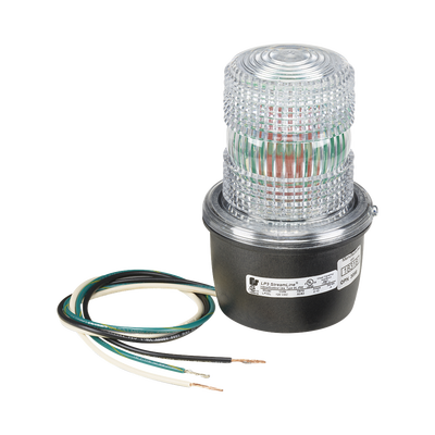 Luz de advertencia LED serie Streamline, 120 Vca, montaje tipo t, claro