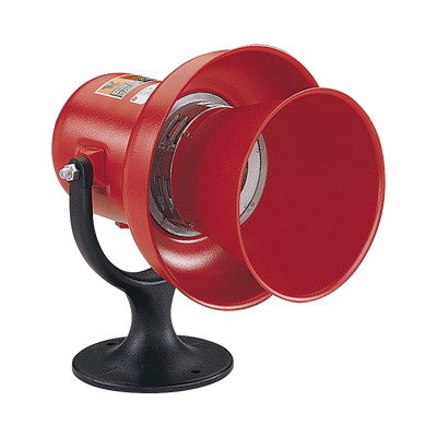 Sirena electromecánicade alarma general modelo A , UL y cUL, 120 Vca/cd, roja