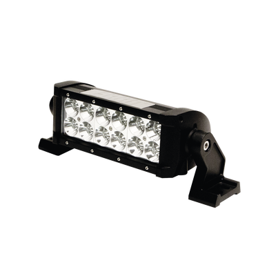 Barra de luz LED doble hilera, 12-24 Vcc, 2450 lúmenes haz de luz tipo spot