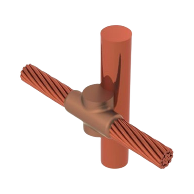 Molde para soldadura exotermica, costado de de varilla 5/8 in. a Cable de Paso 4/0 AWG