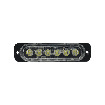 Luz direccional con 6 LEDS, color claro, 12-24 Vcc
