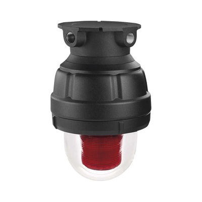 Luz LED, a prueba de explosiones, UL y cUL para Clase I, División 1, Grupo C y D; Clase I, División 2, Grupos A y B; Clase II, División 1, Grupos E, F y G; Clase III, 120-240 VCA, color Rojo