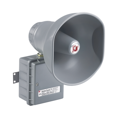 Altavoz amplificado selectone 15W, para ubicaciones peligrosas, 120 Vca, gris