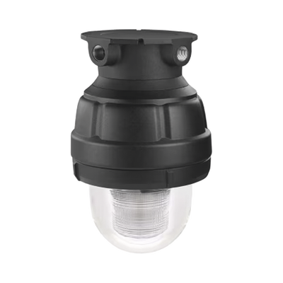 Luz LED, a prueba de explosiones, UL y cUL para Clase I, División 1, Grupo C y D; Clase I, División 2, Grupos A y B; Clase II, División 1, Grupos E, F y G; Clase III, 120-240 VCA, Claro