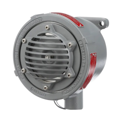 Bocina Vibratone a prueba de explosiones para exterior y ubicaciones peligrosas, 120Vca, negra