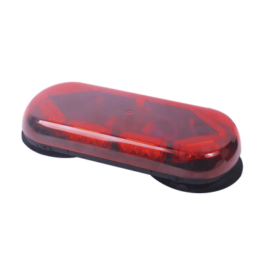Mini barra con 24 LED, Color Rojo y Montaje Magnético de Succión
