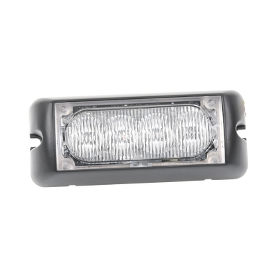 Luz auxiliar brillante con 4 LEDs, color azul, mica transparente