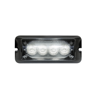 Luz auxiliar brillante con 4 LEDs, color claro, mica transparente