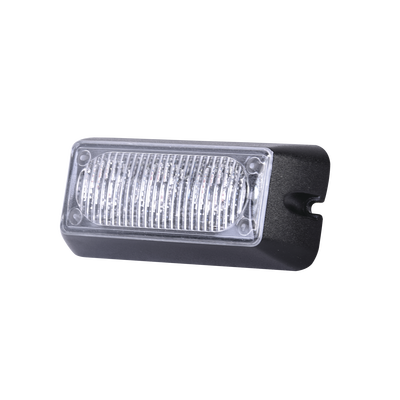 Luz auxiliar brillante con 3 LEDs, color ámbar, mica transparente