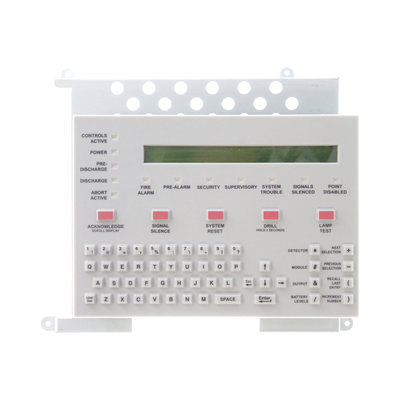 Teclado con Pantalla LCD de 80 Caracteres / para CPU2-640-SP y NFS-320-SP de NOTIFIER / Texto en Español
