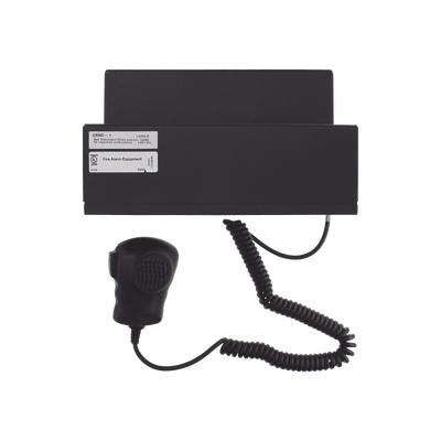 Chasis Con Micrófono / Compatible con DVC-EM de NOTIFIER / Color Negro