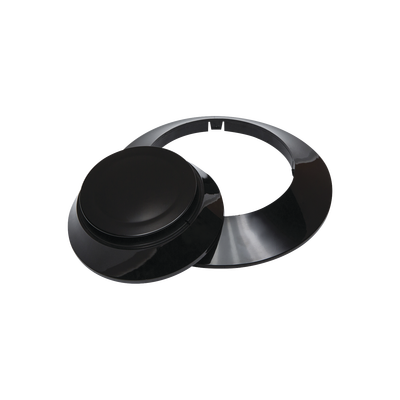 Kit de 10 anillos y 10 cubiertas color negro para nuevos detectores Fire-Lite, IDP y SK.