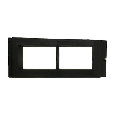 Placa de Revestimiento para Anunciador Gráfico NCD / se Instala en la Primer Fila de Gabinetes Serie CAB-4 de NOTIFIER / Color Negro