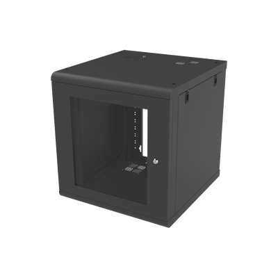 Gabinete de Pared 12U de 635 mm de Profundidad, Rack de 19&#039;&#039; en Acero Reforzado: Compacto y Resistente para Soluciones Profesionales