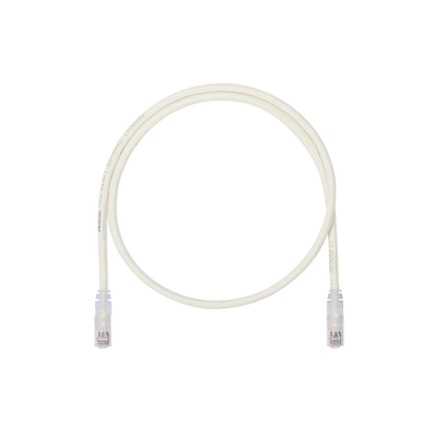 Cable de Parcheo UTP, Cat6A, 24 AWG, CM, Color Blanco, 2m