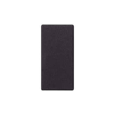 (K105/14) Placa Ciega Mitad Modulo Color Grafito