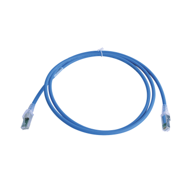 Patch Cord Z-MAX Cat6A S/FTP, CM/LS0H, 5ft, Color Azul