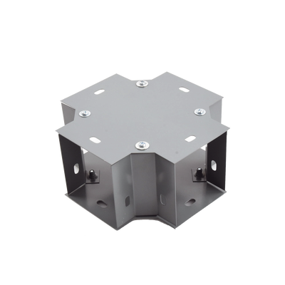 Derivación "X" 100 X 100 mm, fabricado en lámina de acero al carbón