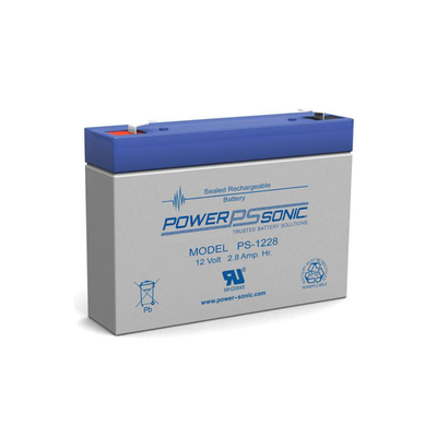 Batería 12V, 2.8AH, Para Respaldo, Tecnologías AGM/VRLA, 5 Años Vida Útil, Terminales F1, Reconocida UL