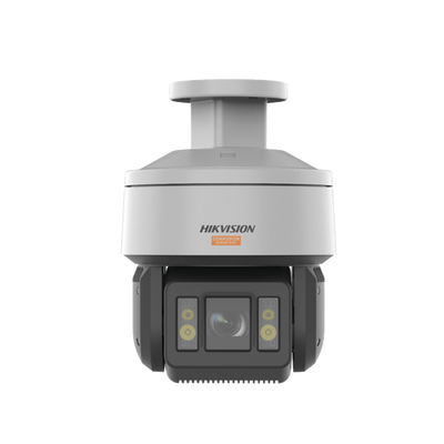PTZ IP 4 Megapixel / 32X Zoom / Dual Light (100 mts IR / 30 mts Luz Blanca) / Polimero Anticorrosivo (Ideal para Zonas Costeras o Alta Salinidad) / AutoSeguimiento / DARKFIGHTER / Exterior IP67 / NEMA 4X / C5