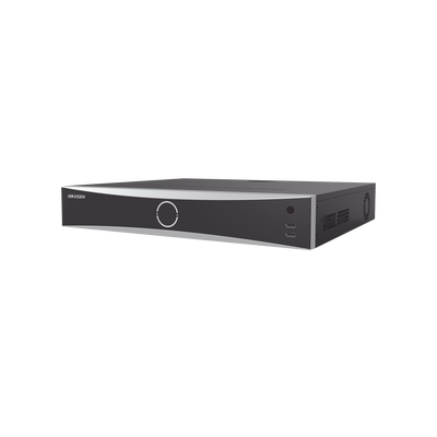 NVR 32 Megapíxel (8K) / 16 Canales IP / 16 Puertos PoE+ / ACUSENSE / ANPR / Conteo de Personas / Reconocimiento Facial  / 4 Bahías de Disco Duro / Soporta POS / Alarmas I/O