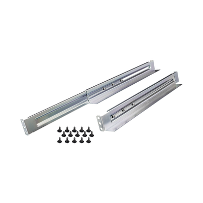 Kit de Rieles Para Racks de 4 Postes, Para UPS de 1 a 3 UR, Profundidad Ajustable, Soporte de Peso de 104.78 Kg