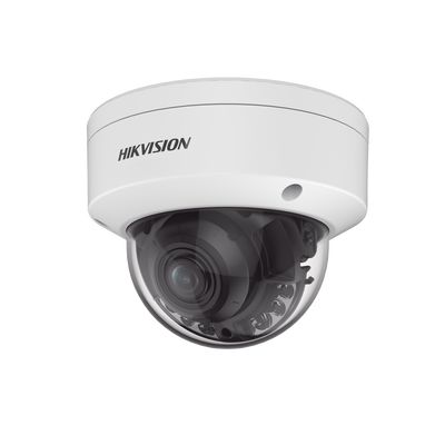 Domo IP 4 Megapixel / Imagen a Color 24/7 / Lente 2.7 - 13.5 mm / Luz Blanca 40 mts / WDR 130 dB / Exterior IP67 / IK10 / Captura Facial / Videoanaliticos / AcuSense