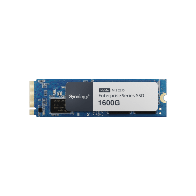SSD NVMe M.2 Serie Enterprise | SSD 1600GB | Alto Rendimiento 660.000 IOPS Lectura | 120.000 IOPS Escritura | Hasta 2900 TBW | Protección de Datos Integral | Compatibilidad con Synology DSM.