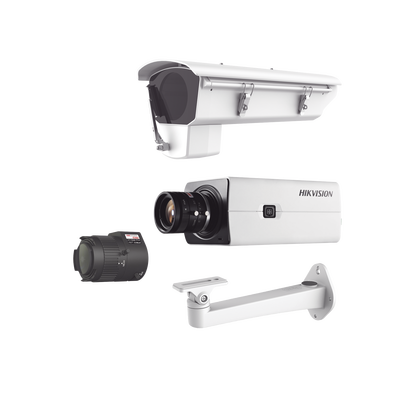 Kit de Cámara IP con Gabinete para Cuartos Frios con Ventilador, Calefacción y Parabrisas Incluye Lente varifocal