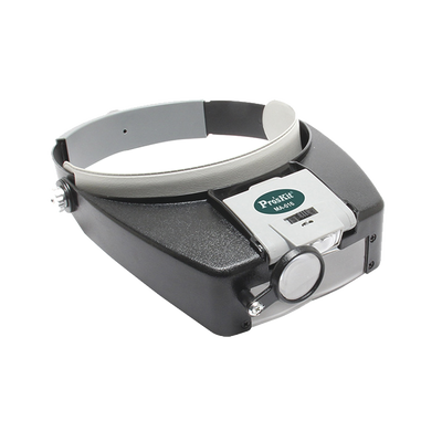 Lampara LED en correa frontal con lentes de aumento 1.8X, 2.6X y 5.8X.