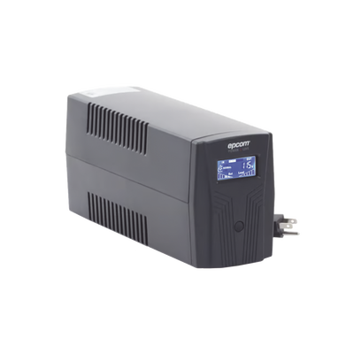 UPS de 850VA/510W / Topología Línea Interactiva / Entrada y Salida 120 Vca / Clavija NEMA 5-15P / 6 Tomas NEMA 5-15R / Sin RJ11 ni RJ45