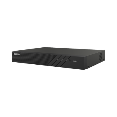 DVR 4 Canales TURBOHD + 2 Canales IP / 8 Megapixel (4K) / Audio Bidireccional por Coaxitron / ACUSENSE / Reconocimiento Facial / 1 Bahía de Disco Duro / Salida de Video en Full HD / H.265+