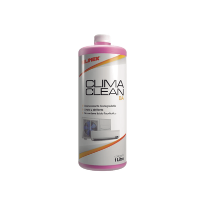 CLIMA CLEAN BA Limpiador espumoso, biodegradable y a base de agua que garantiza una limpieza profunda y profesional en serpentines de minisplits, mejorando su eficiencia y prolongando su vida útil