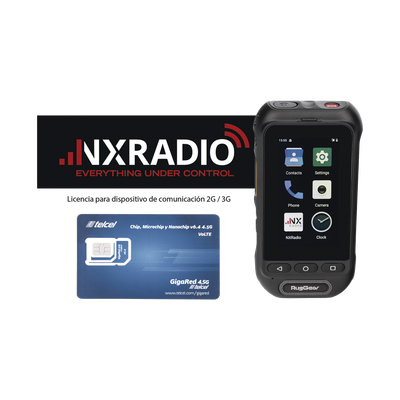 KIT Radio RG360 +12 Meses Servicio NXRADIOTERMINAL + SIM YOBI 1GB Mensual por 12 Meses