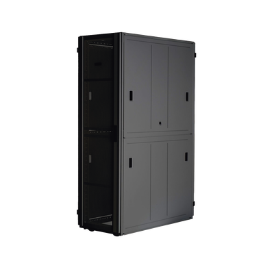 Gabinete FlexFusion™ XGL (Light) para Centros de Datos, 48 UR, 800 mm de Ancho, 1070 mm de Profundidad, Fabricado en Acero, Color Negro