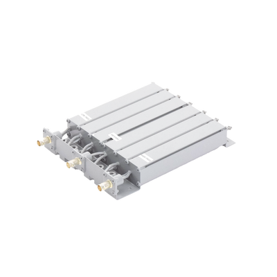 Duplexer SYSCOM Modificado en UHF, 6 Cav. 470-490 MHz, 50 Watt, 5 MHz Sep. Rechazo de Banda, BNC Hembras.