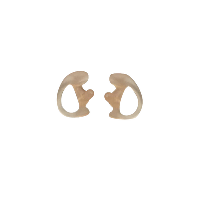 insertos de oidos flexibles abiertos transparente hipoalergenico chico