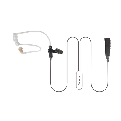 MICRÓFONO AUDÍFONO DE 2 CABLES P/ MOTOROLA GP300/ SP-50/ P1225/ PRO3150/ MAG ONE/ EP450/ EP350. HYT TC-500/ 518/ 600/ 610/ 620/ 700.