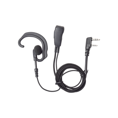Micrófono Audífono de Solapa Estilo Gancho / CABLE FIBRA TRENZADA KEVLAR ULTRA RESISTENTE Para KENWOOD Serie G/3230/2102G/2202L/2212L/2170/2360/2302/2312/2000/2402/NX220/NX240/TKD240