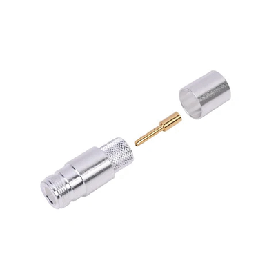 Conector N Hembra de Anillo Plegable para LP600, LMR-600, 7977A, CNT-600.