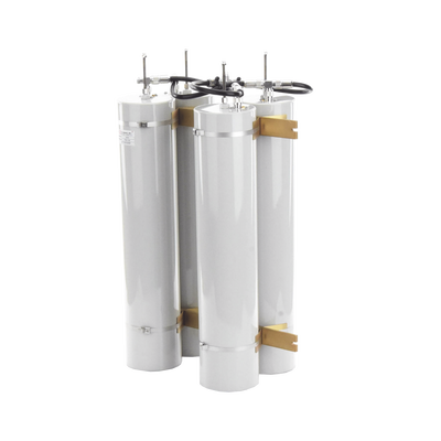 Duplexer Pasa-Banda-Rechazo de Banda, 148-174 MHz, 4 Cavidades (5"Dia.) 600 kHz, 1.5 dB, 350 Watt, N Hembras.