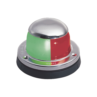 Luz Lateral de Navegación Roja con Carcasa Blanca