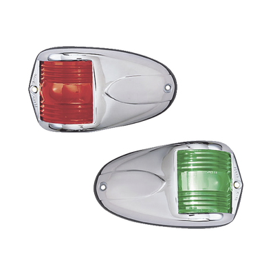 Set de Luces Laterales de Montaje Horizontal con Carcasa de Acero para Embarcaciones a Motor de Menos de 12 Metros