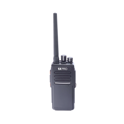 Radio Portátil UHF 400-512 MHz, Digital DMR y Analógico, 5 W, Incluye antena, batería, cargador y clip,  16 canales preconfigurados