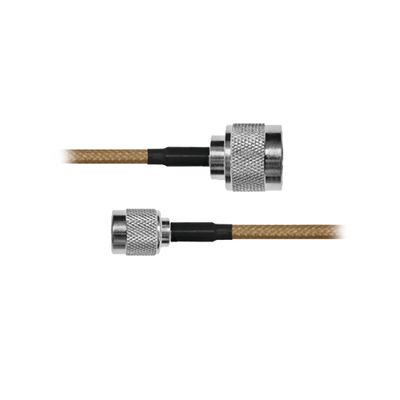 Cable RG-142/U, con conectores N Macho / TNC Macho de 60 cm.