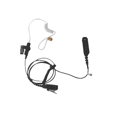 Micrófono de Solapa con Audífono Discreto para Motorola HT-750 / 1250 / 1550 / PRO-5150 / 5550 / 7150/ 9150/ MTX850LS / PTX700