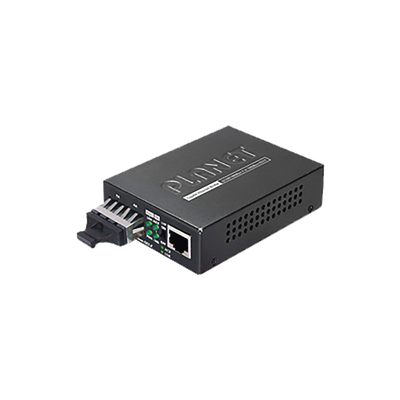 Convertidor de Medios 1000 Mbps UTP/Fibra Óptica Mono-Modo Hasta 20 Km, Conector SC